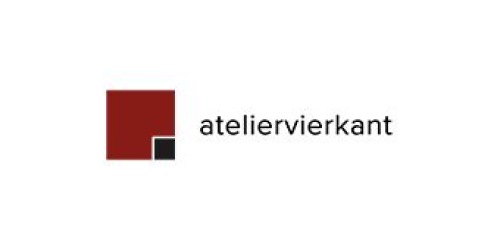 Das Logo von Atelier Vierkant.